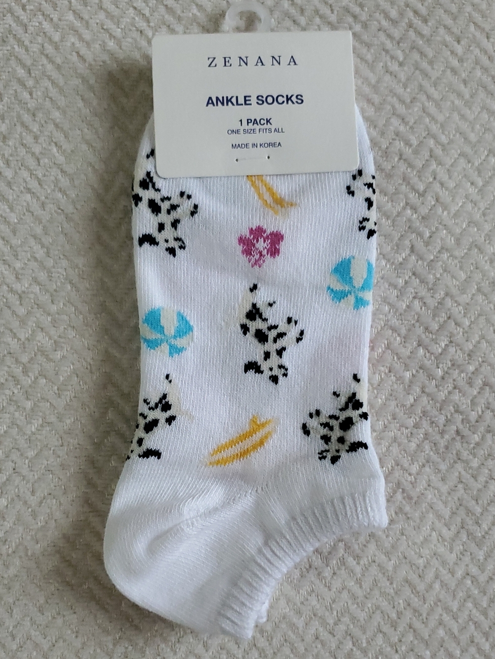 Zenana Ankle Socks/One Pair